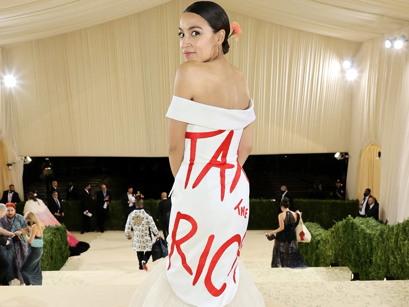 AOC's 'Tax the Rich' Dress Could've Used a Different Slogan - Bloomberg