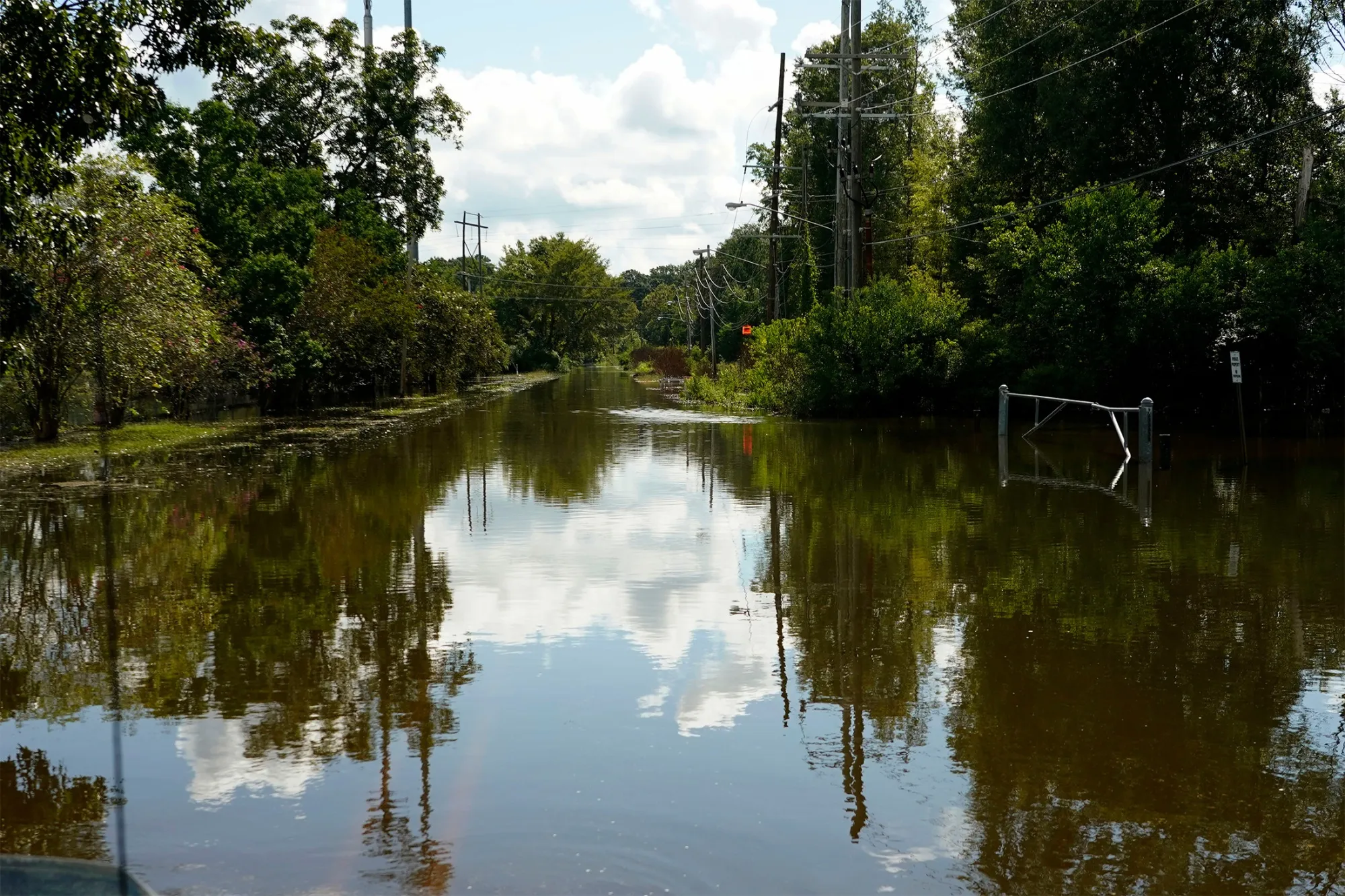 Flooding in Jackson on Aug. 29.