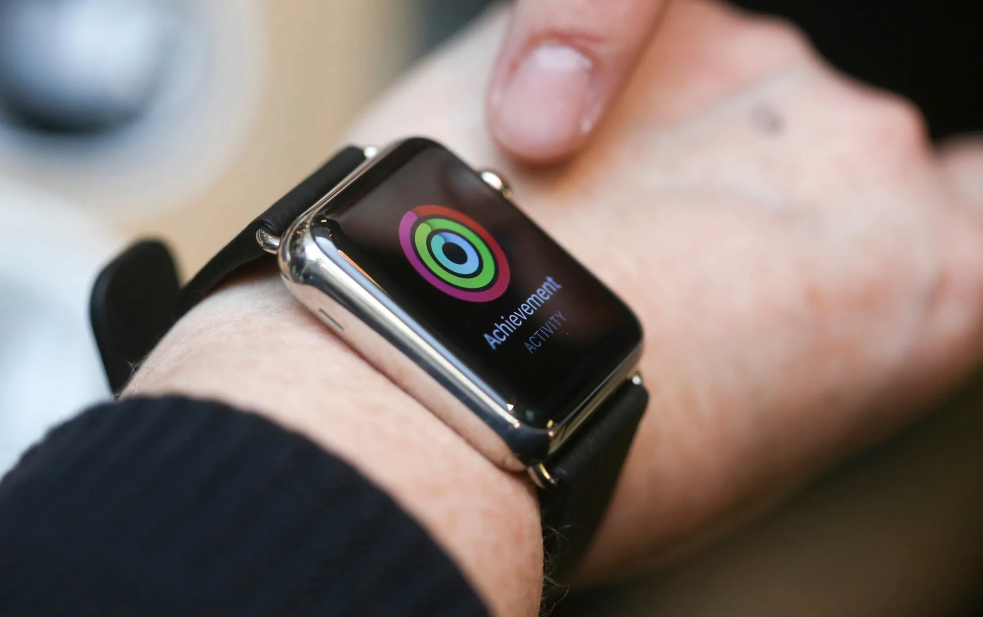 The Activity app on an Apple Watch