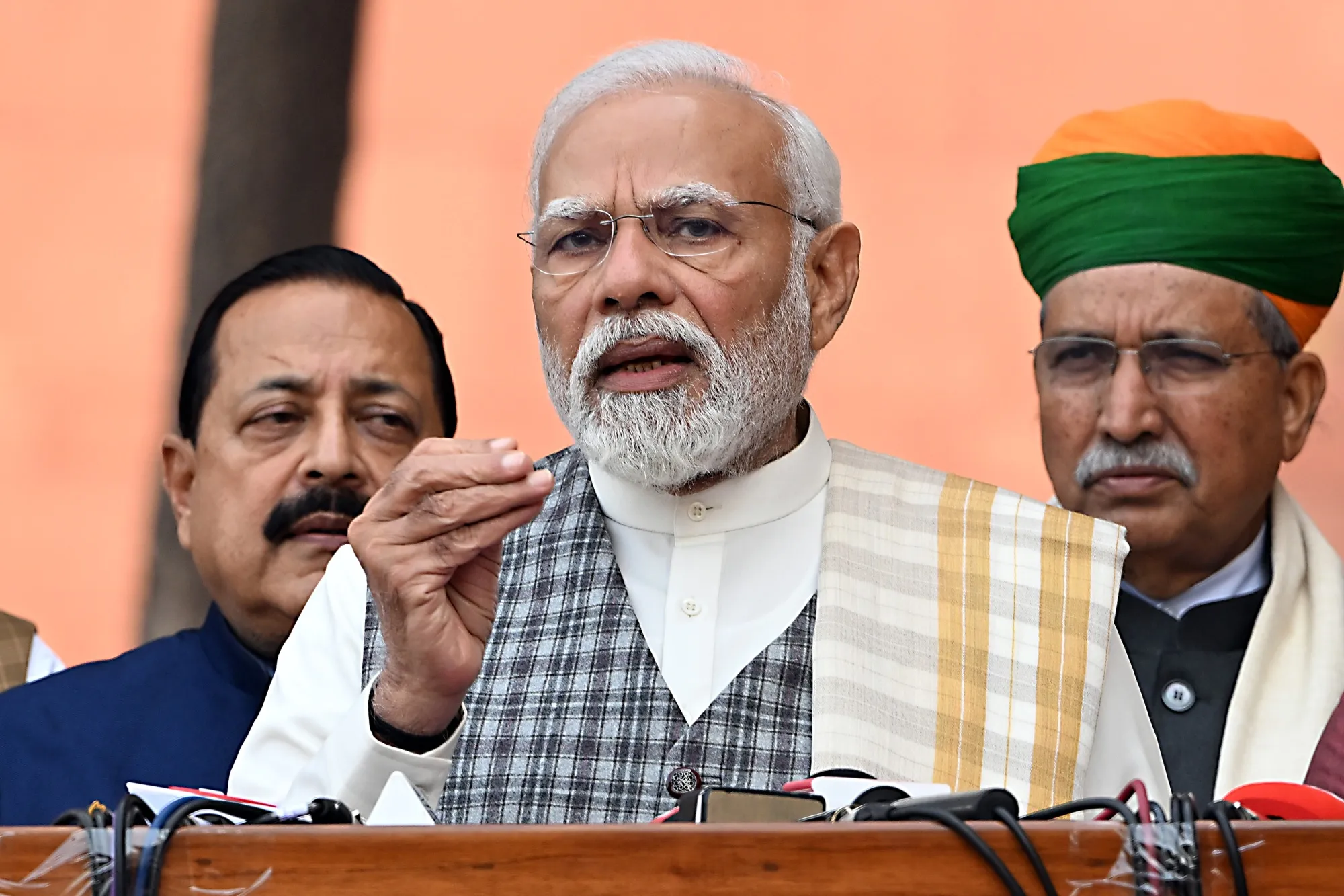 Modi is unopposed, literally&nbsp;