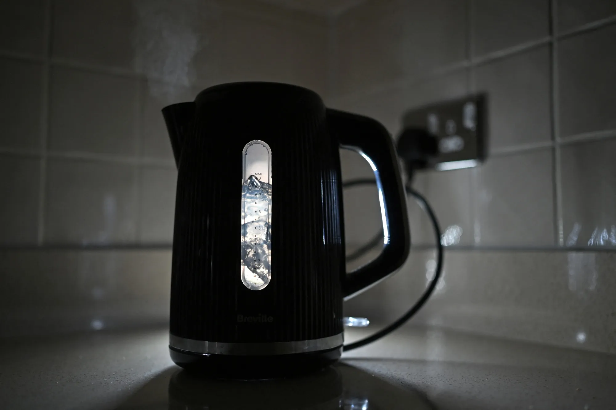 On the boil.