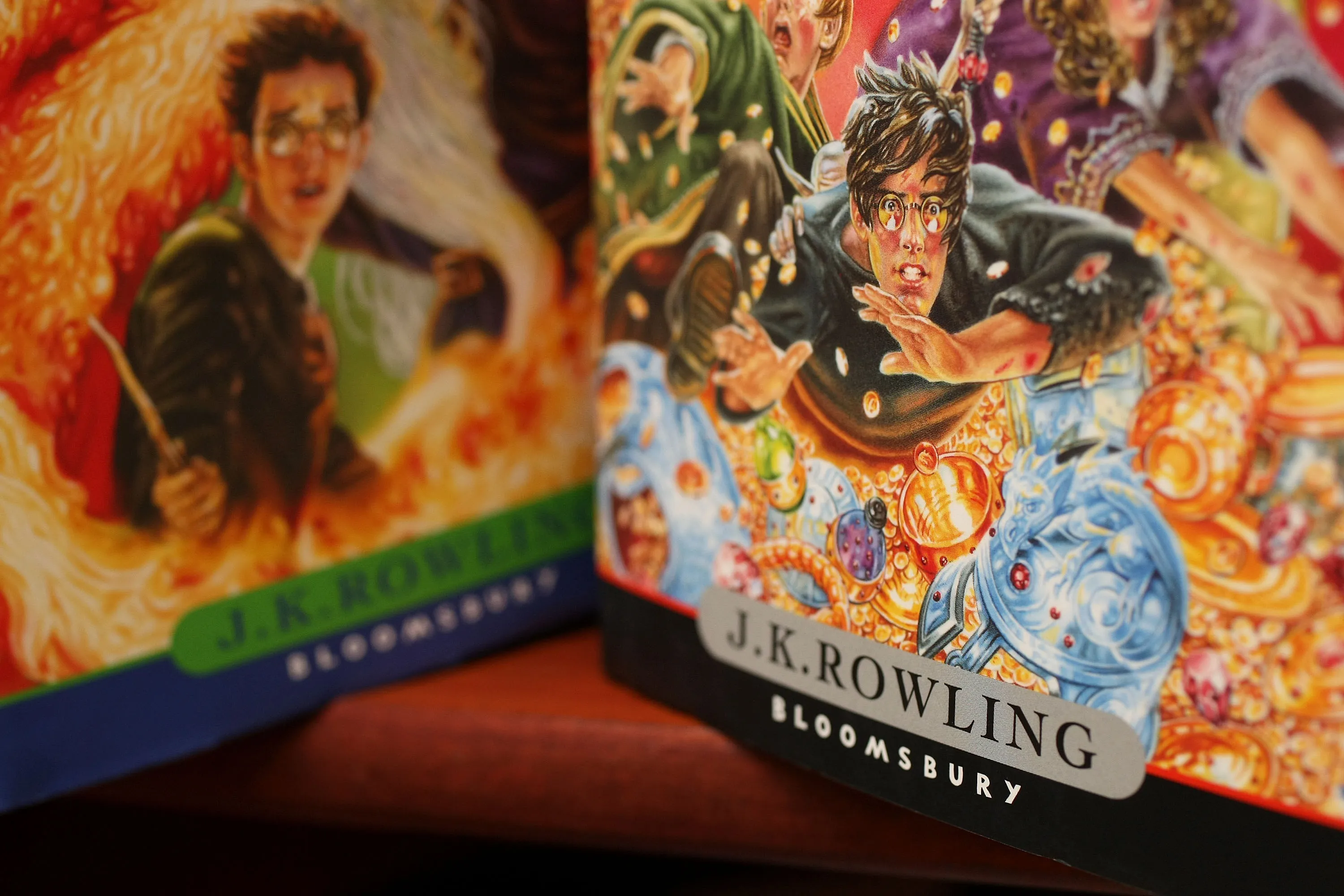 Harry Potter books by J.K. Rowling