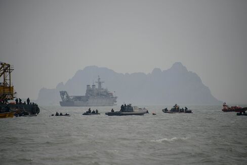 Dive boats in Jindo