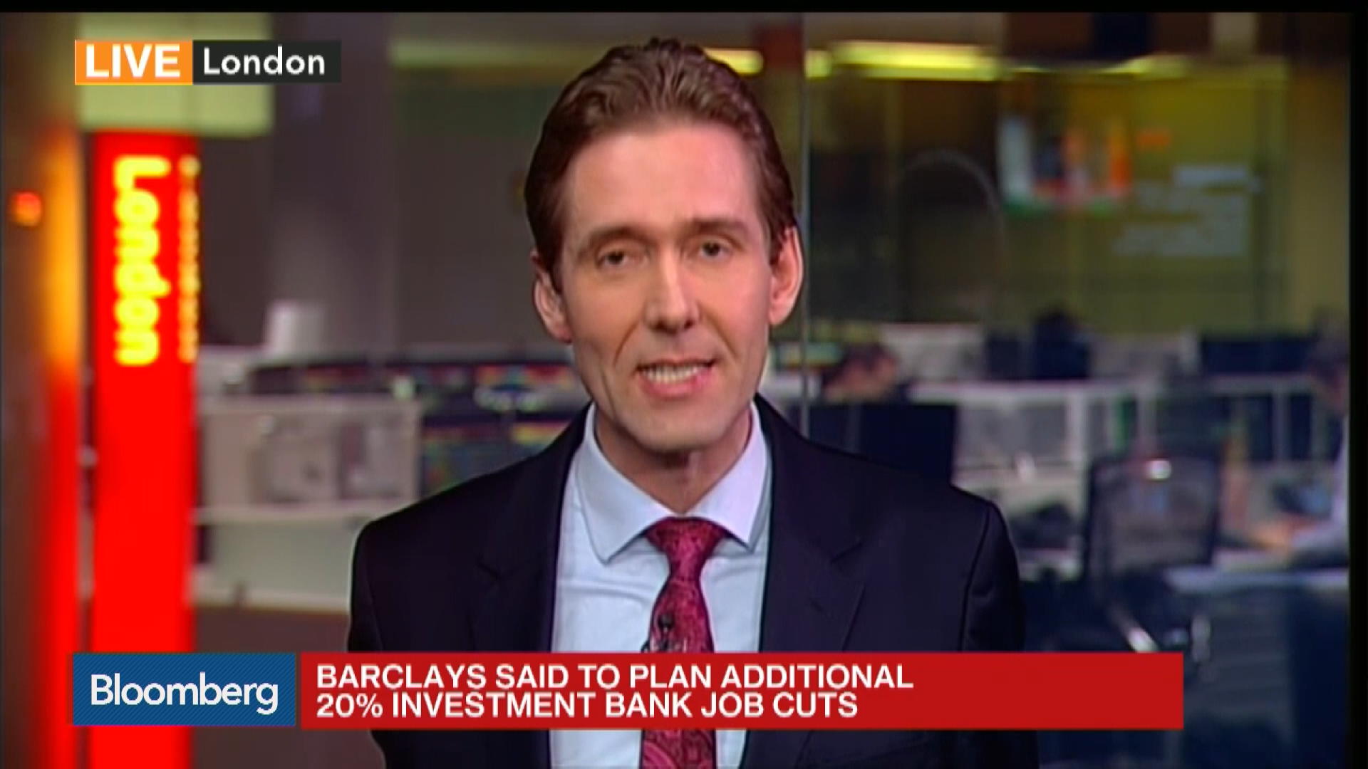 Watch Barclays Plan Additional 20 Investment Bank Job Cuts Bloomberg