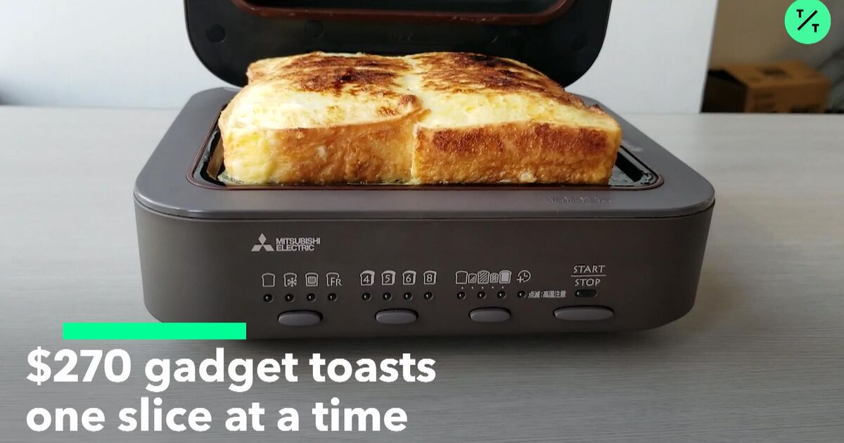 Karthik 🇮🇳 on X: If Apple made a bread toaster, what would it be like?  Mitsubishi's TO-ST1-T offers a glimpse :) One bread at a time, it seems!    / X