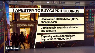 Tapestry CEO on $8.5 billion deal for Michael Kors owner Capri: We