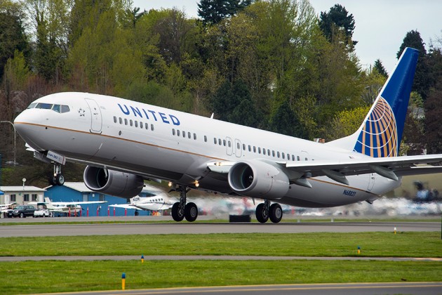 The 8,000th 737 delivered today to United