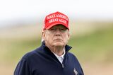 Former U.S. President Donald Trump Visits His Turnberry Golf Resort