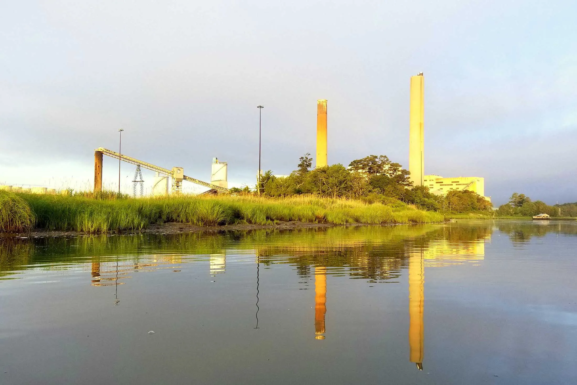 The Indian River power plant no longer burns coal, at least for now.