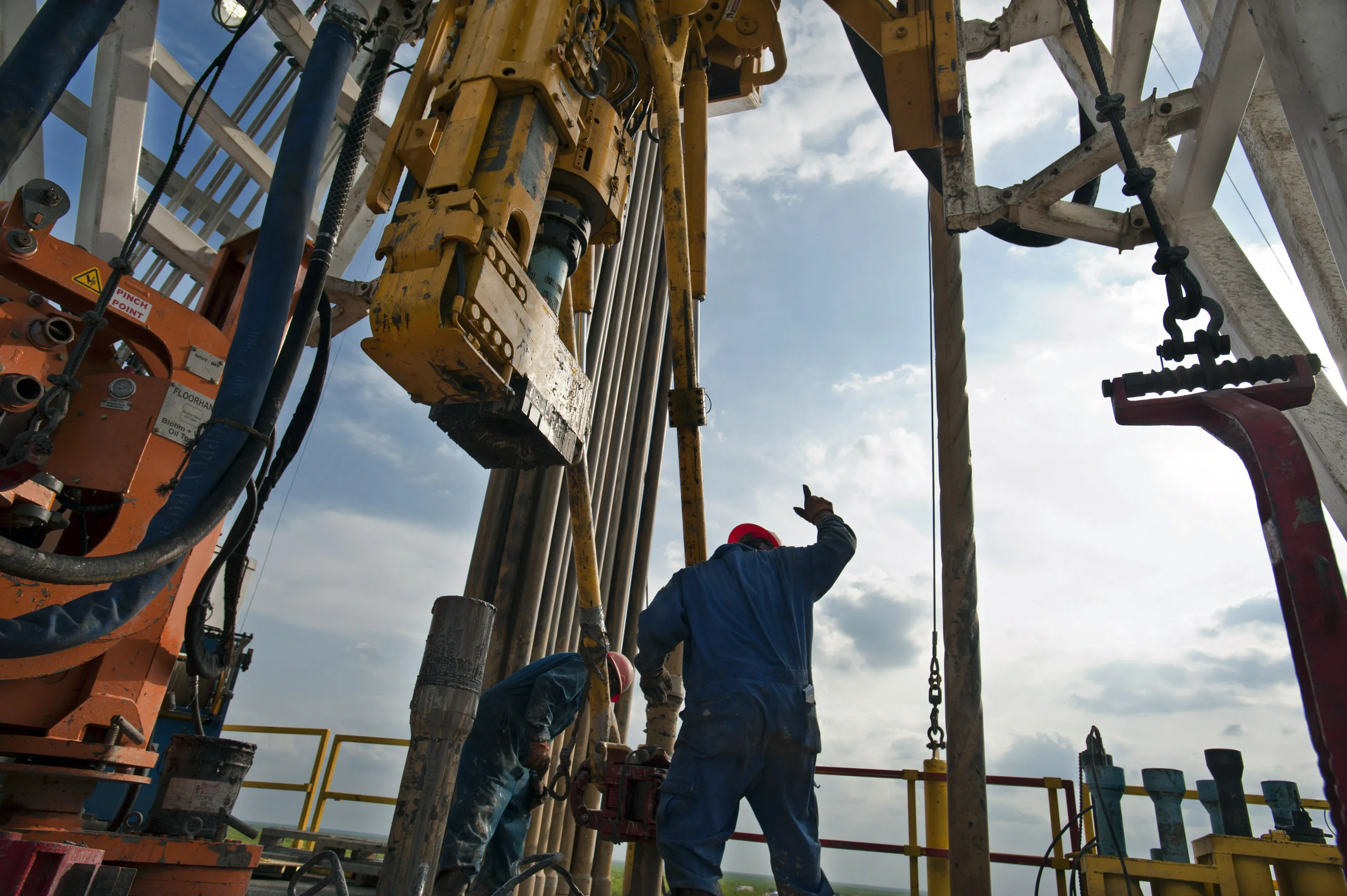 Operations At An Orion Drilling Co. Oil Platform