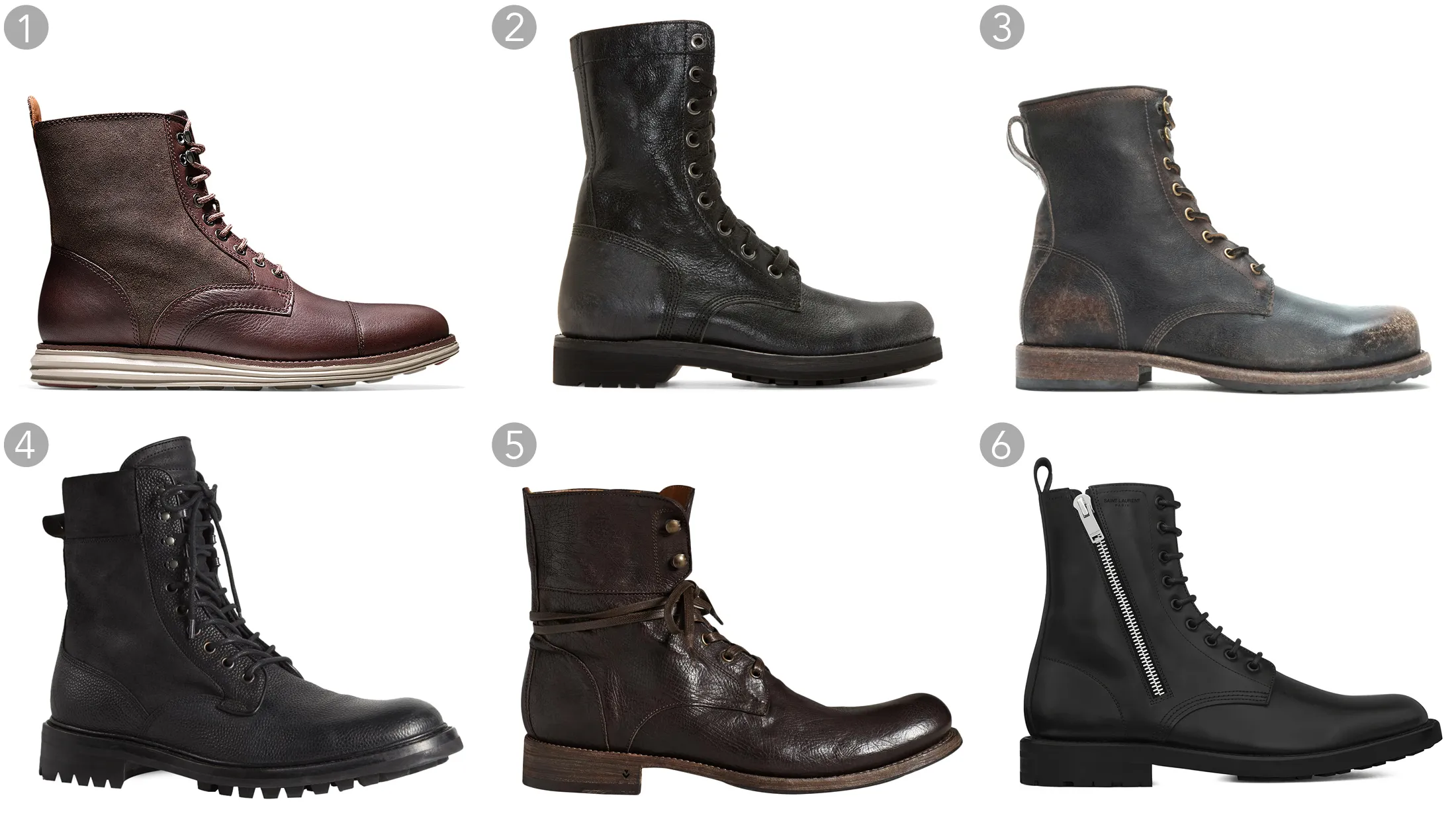 Rag & Bone Spencer Commando Boots Men’s US 11 EU 44 Black Leather Lace-Up rag & bone Boots for Men for Sale | Shop New & Used Men main image 3