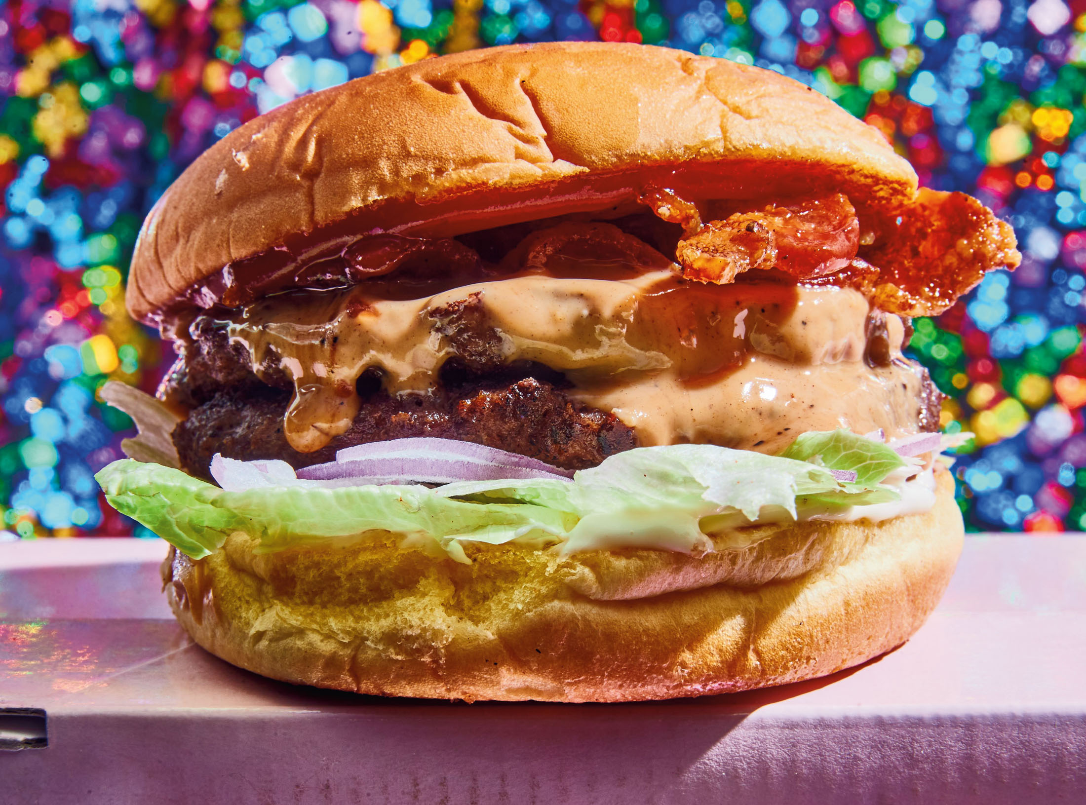 Vegan Western Bacon Cheeseburger - Thee Burger Dude