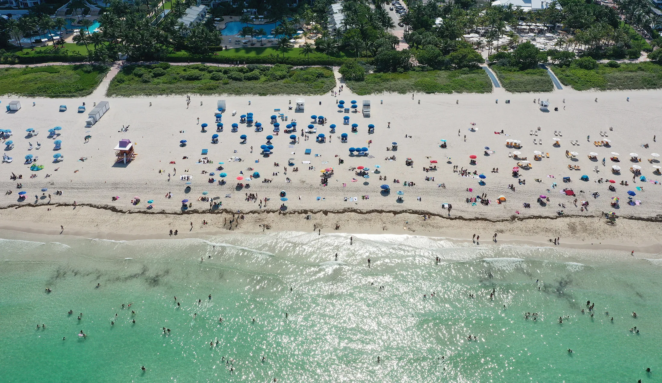 Miami-Dade Beaches Reopen After Being Closed For Coronavirus Pandemic