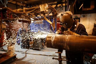 Welding in Montrose, UK