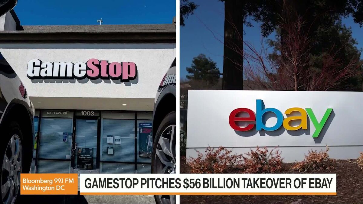 GameStop Makes $56 Billion Bid for eBay