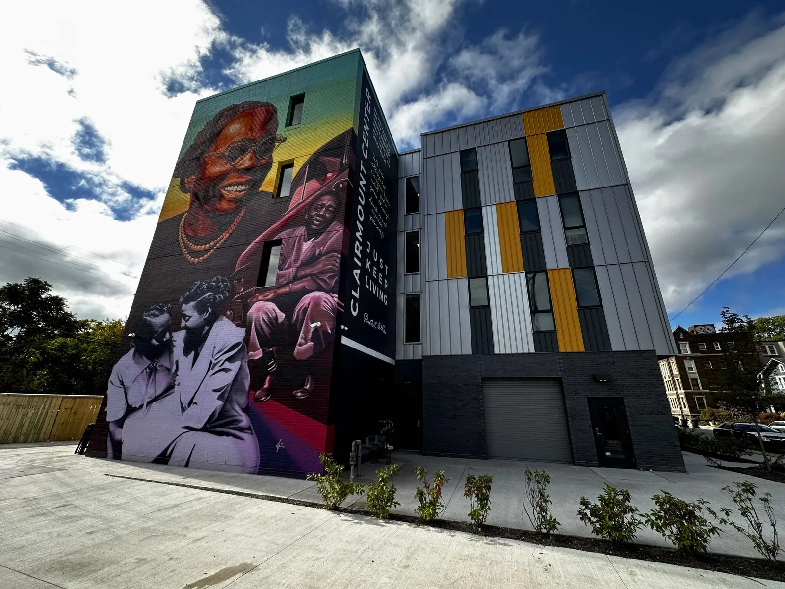 The Ruth Ellis Clairmount&nbsp;Center’s four-story mural celebrates its namesake.