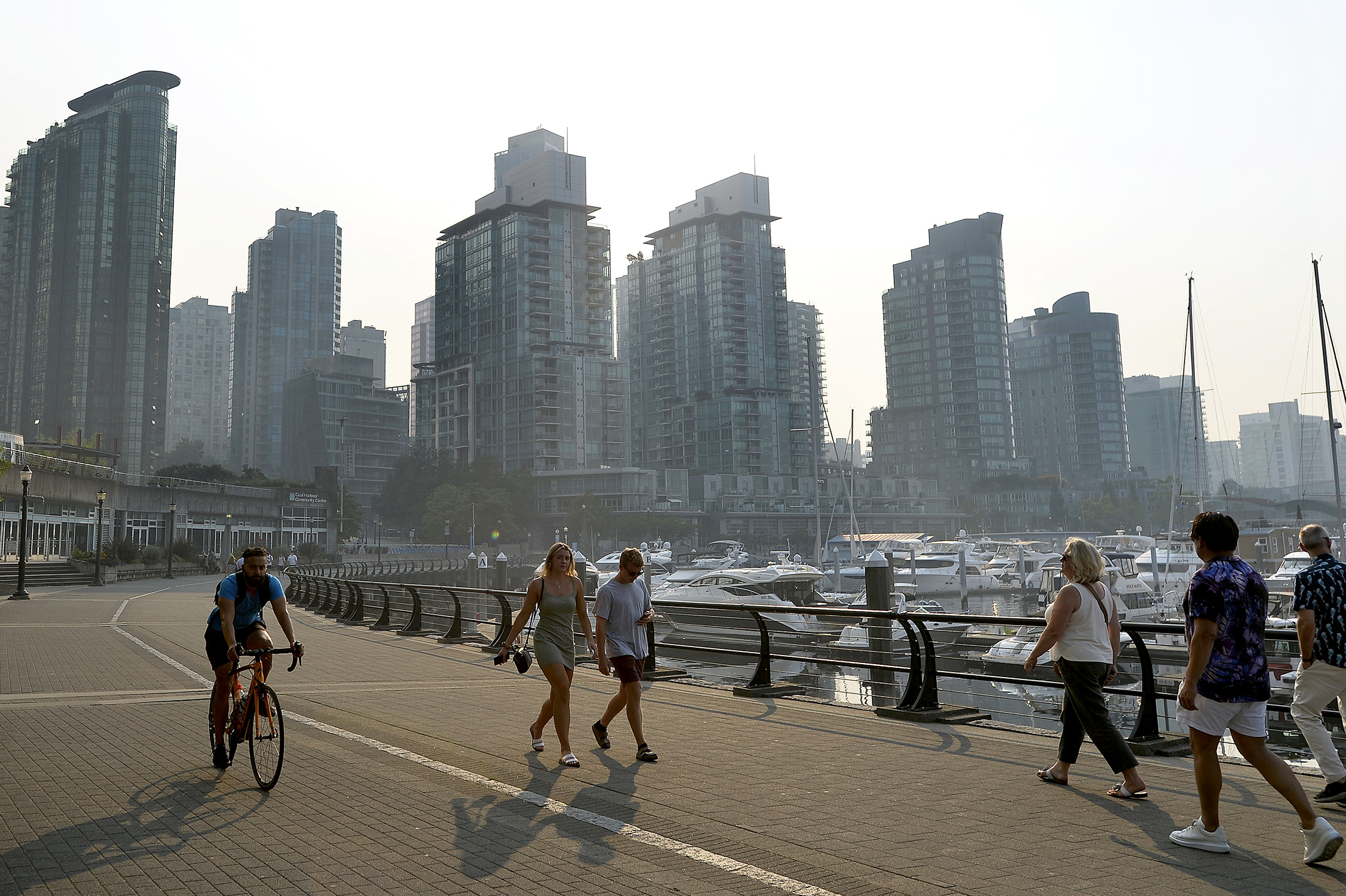 Coal Harbour&nbsp;in Vancouver,&nbsp;Canada, the first North American city to implement a tax on empty homes.&nbsp;