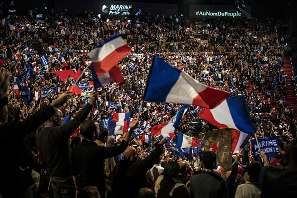 Flag-waving and mud-slinging.
