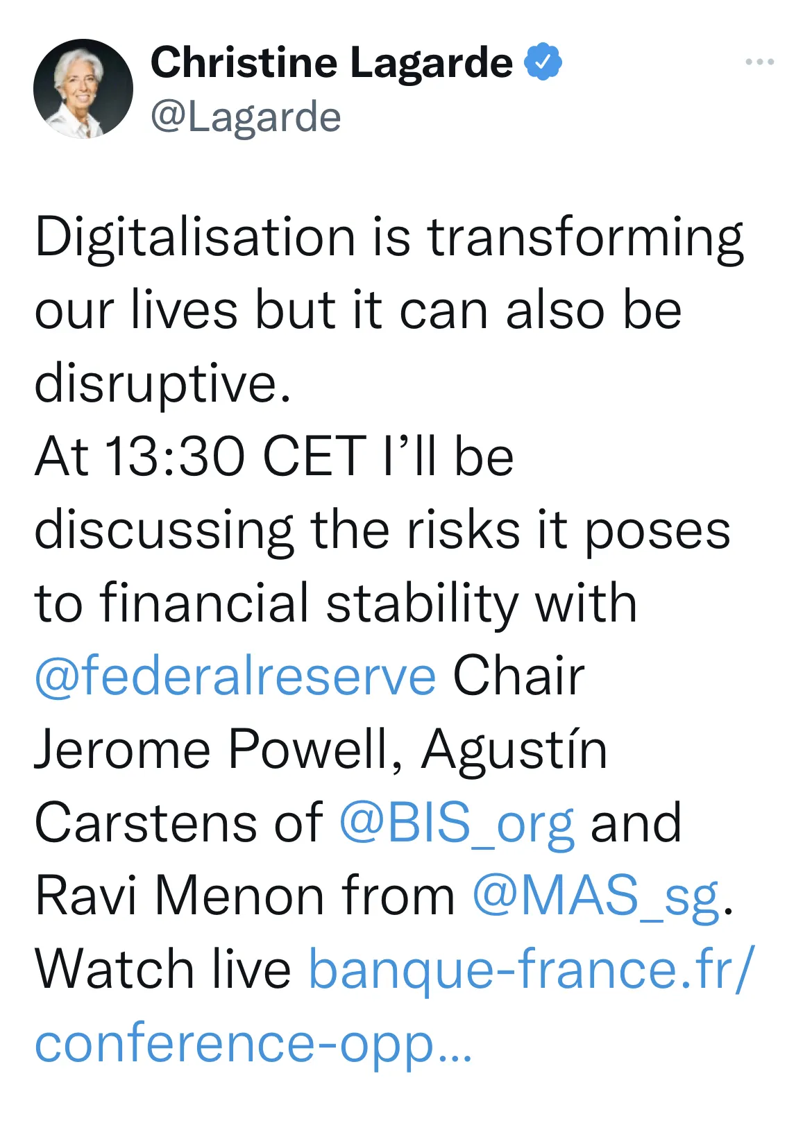 Lagarde, Powell, Sound Off on Crypto But What Does It Mean? - Bloomberg