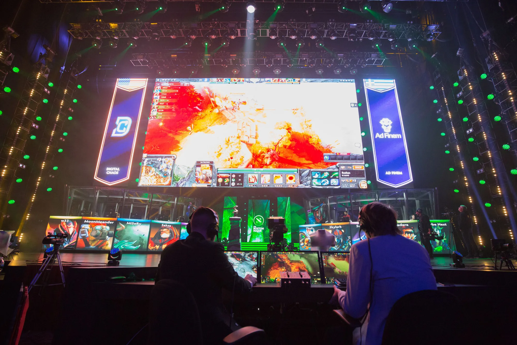 Dota 2 tournament&nbsp;at the Wang Theatre in Boston.