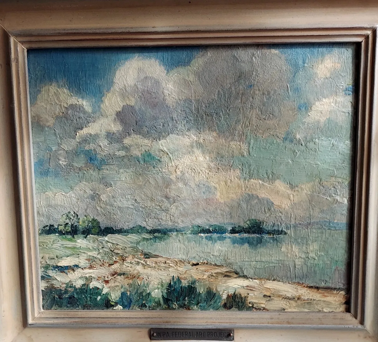 “Gray Day on the Marshes” by Ralph Nelson.&nbsp;