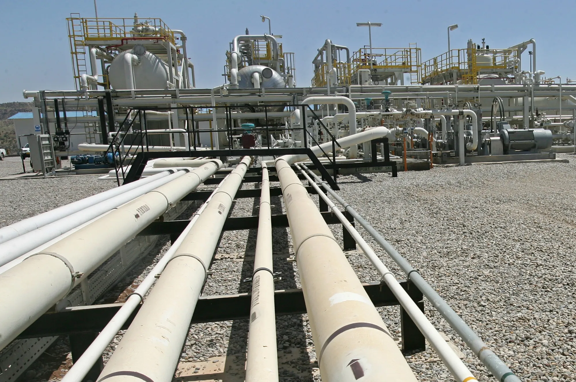 An&nbsp;oil field near Zacho, Iraq.