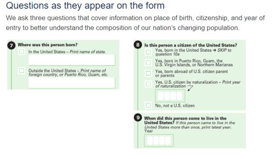 U.S. Census Finds 22.1 Million ‘Not a U.S. Citizen’ in Survey