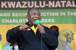 Cyril Ramaphosa leads a by-election campaign in Durban, South Africa.