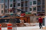 A housing complex under construction in Lithonia, Georgia, on April 26, 2021. A sellers’ market in the U.S. has hurt buyers of color who have historically had less access to home ownership than white buyers.