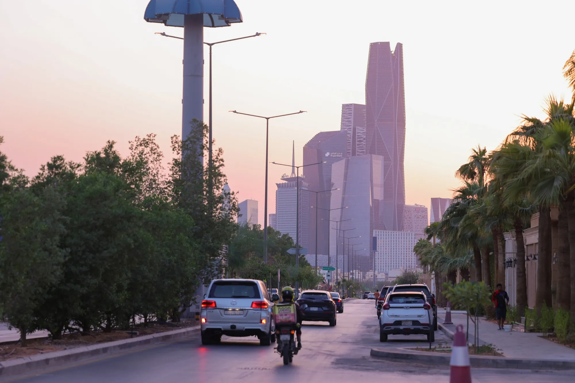 The King Abdullah Financial District in Riyadh.