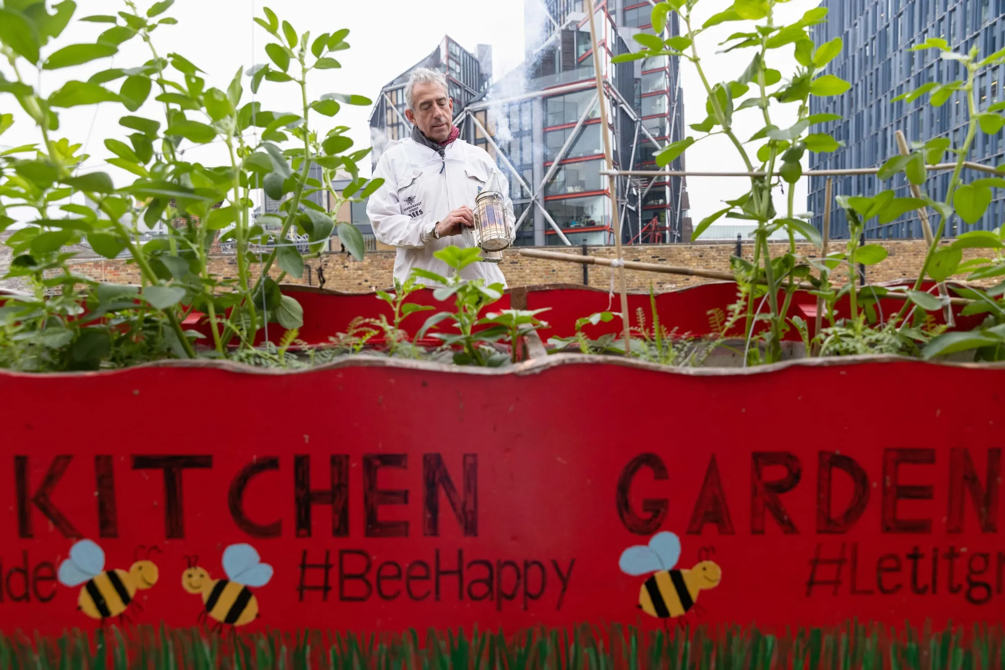 The roof garden&nbsp;terrace on the Hilton London Bankside.