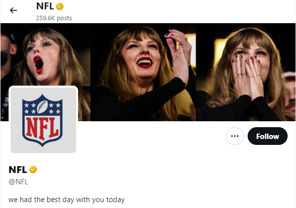 NBC Bets Big on Taylor Swift to Boost NFL Sunday Night Football – The  Hollywood Reporter