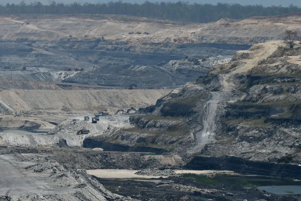 Parsa East Kente Basan coal mine operated by Adani&nbsp;in Chhattisgarh, India.&nbsp;