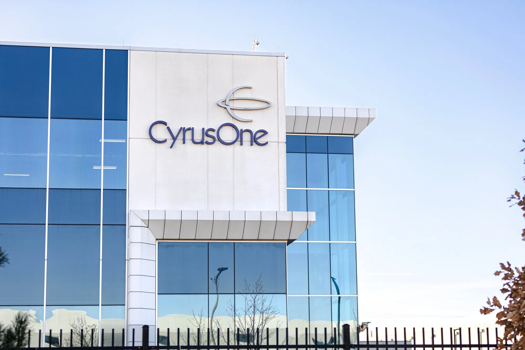 The CyrusOne data center in Aurora, Illinois on Nov 28.