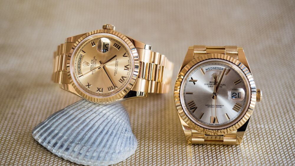 rolex day date size