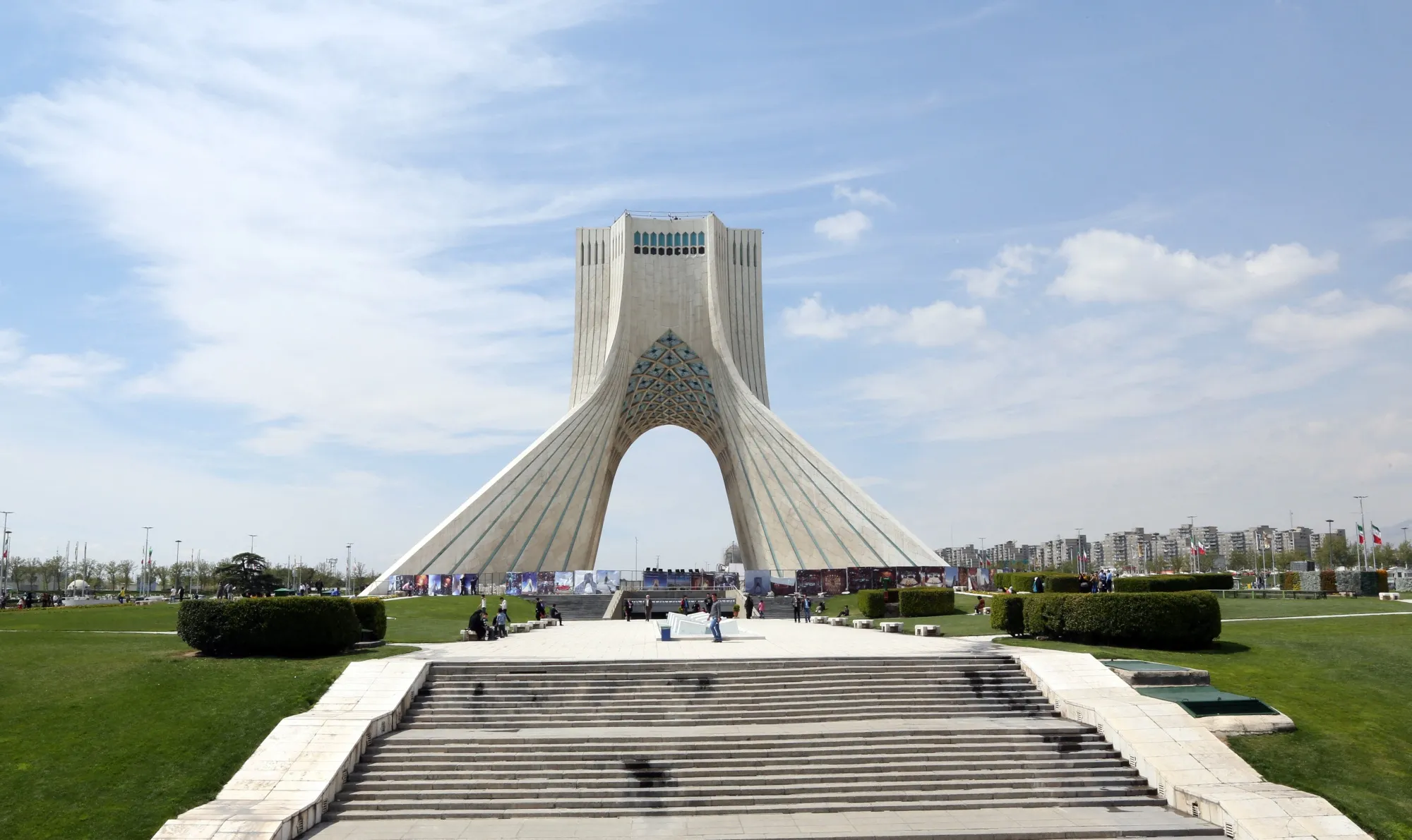 The Azadi Tower in&nbsp;Tehran.