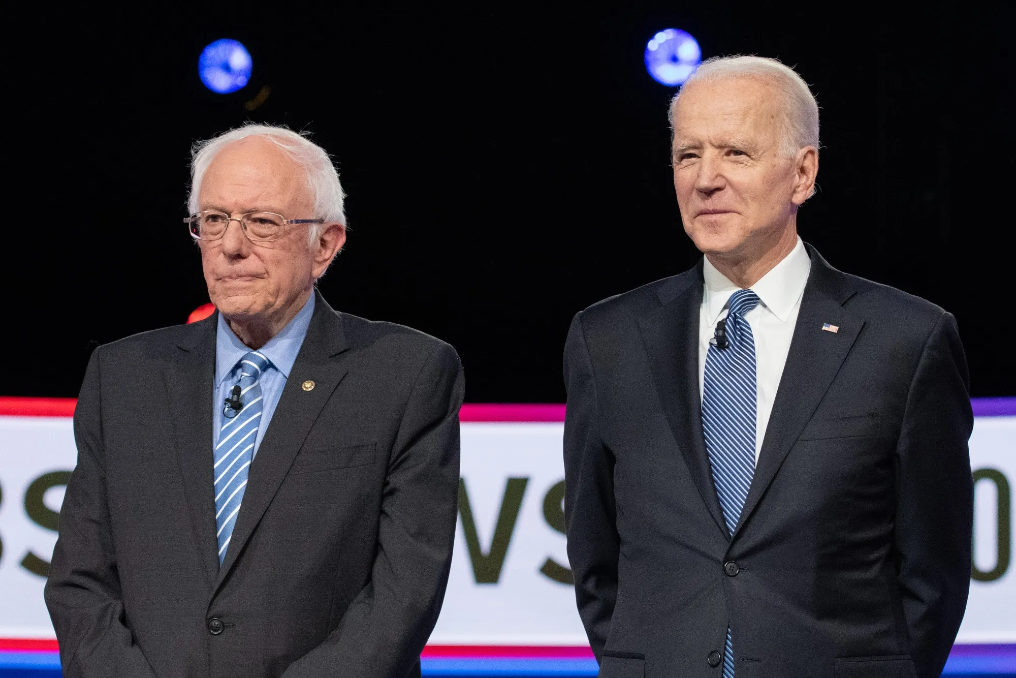Bernie Sanders and Joe Biden&nbsp;