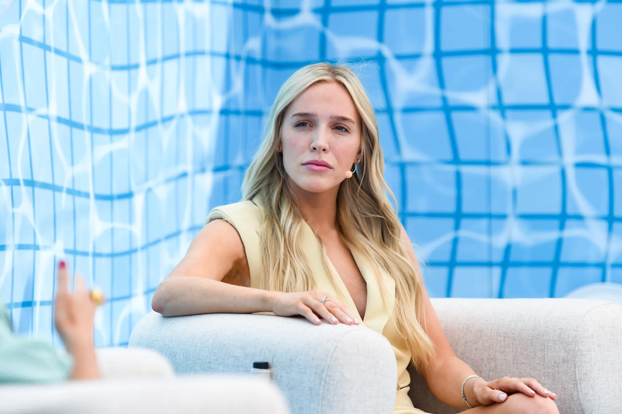 Call Her Daddy Host, Creator and Executive Producer, Alex Cooper participating in The Art of The Interview session at Spotify Beach on June 20, 2023 in Cannes, France.

&nbsp;
