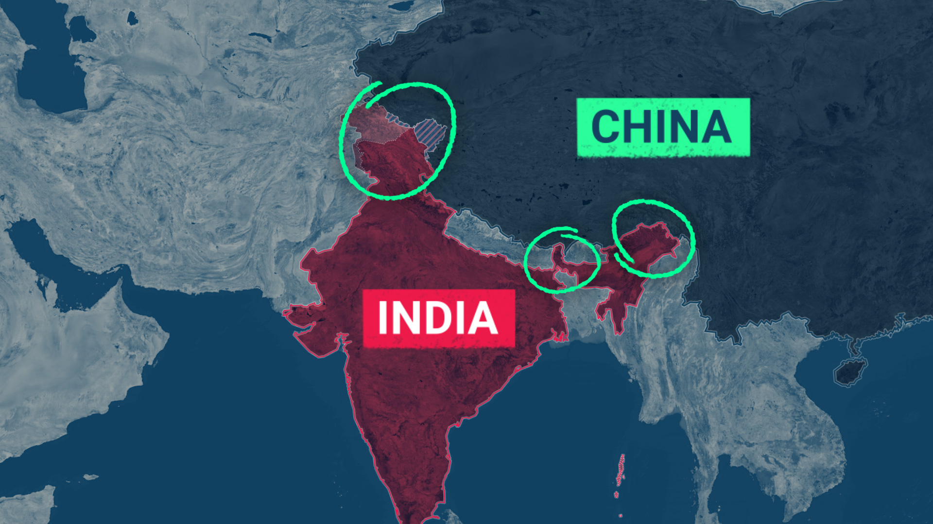 china border with india states        <h3 class=