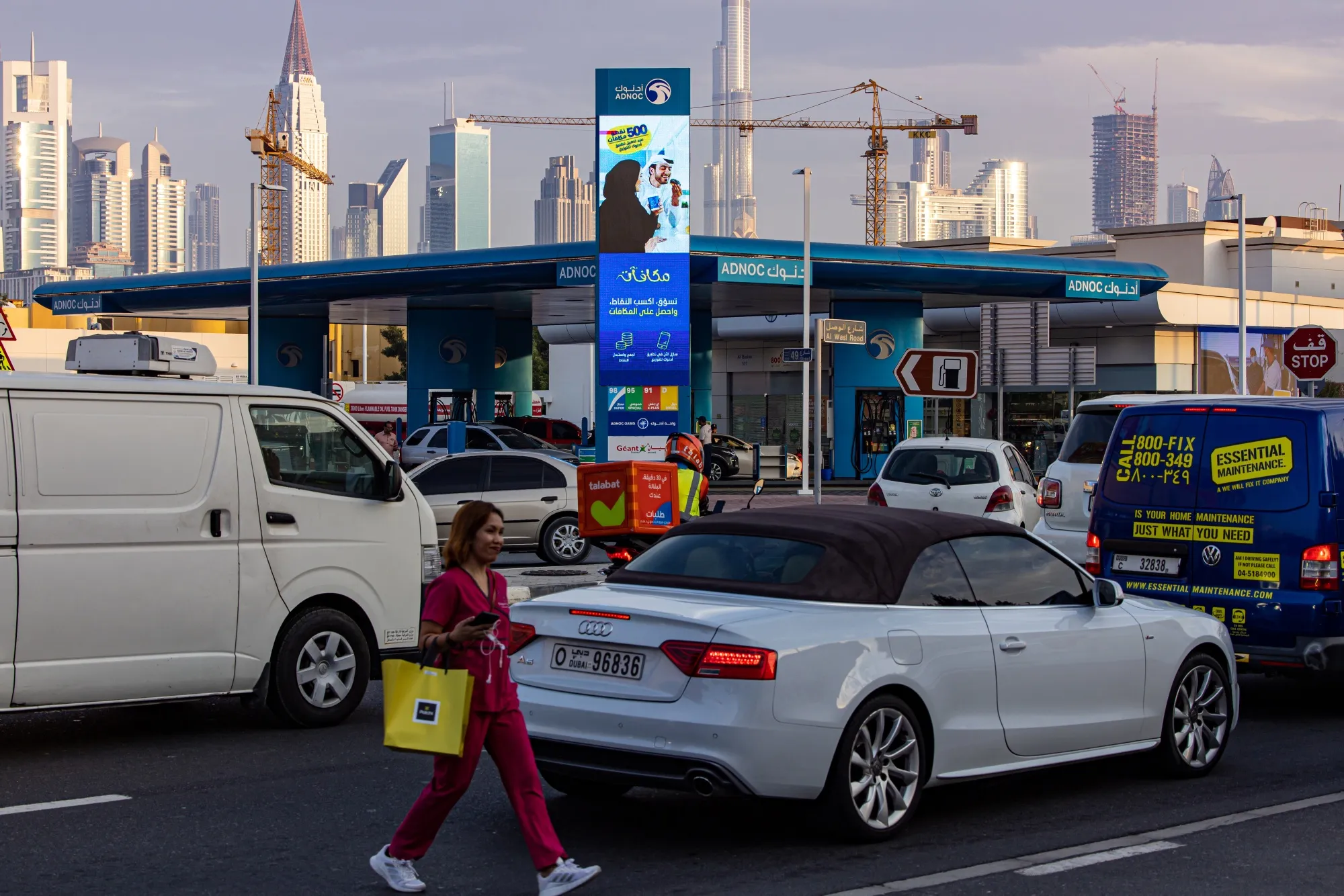 The Jumeirah district of Dubai, United Arab Emirates.&nbsp;