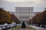 The Parliament building&nbsp;in Bucharest, Romania.