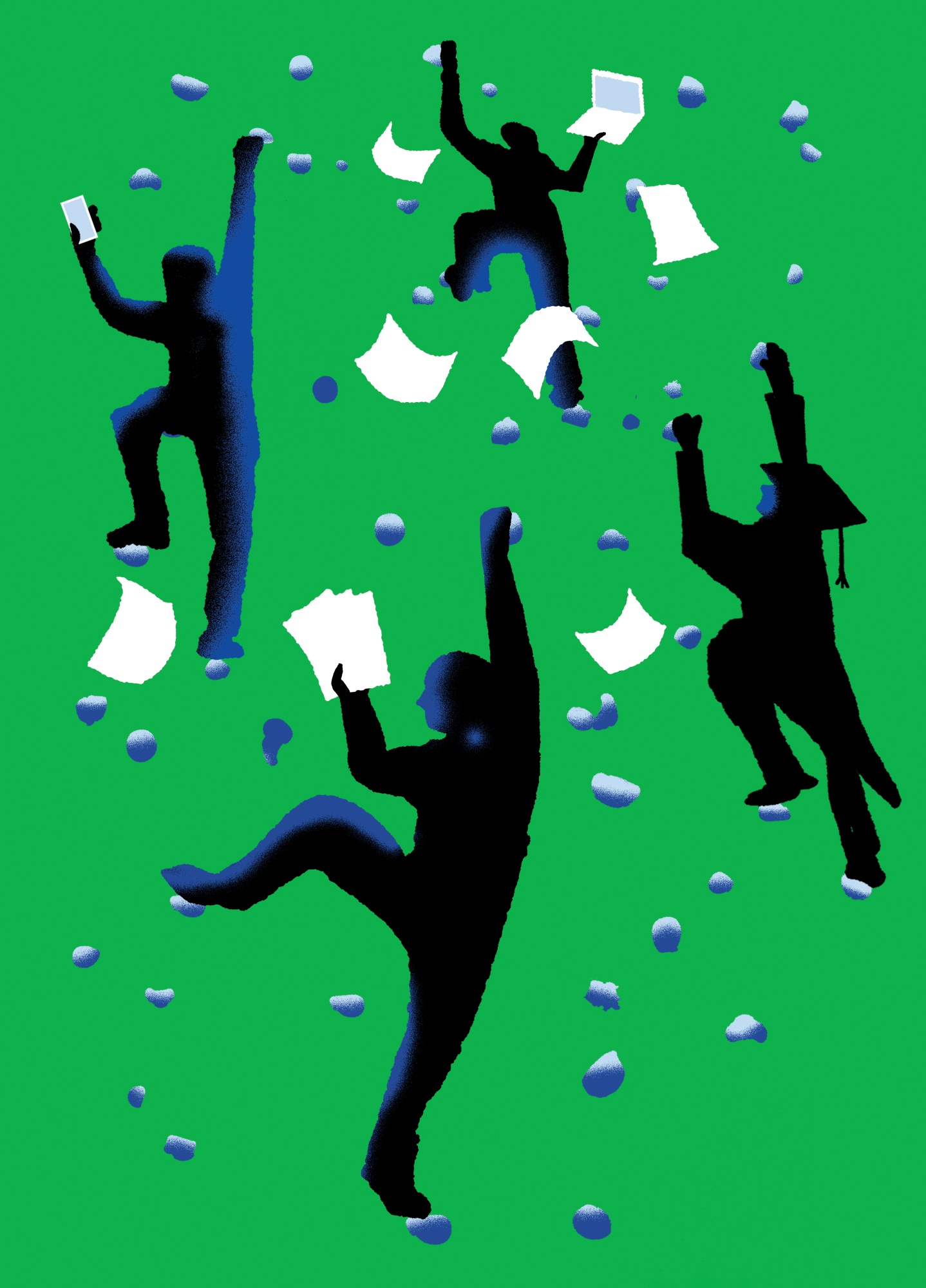 Job hunt illustration