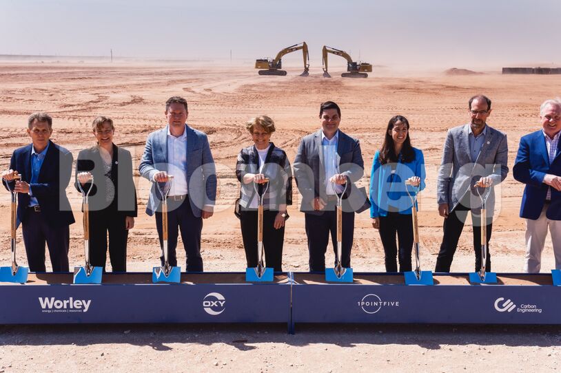 Oxy And 1PointFive Direct Air Capture Plant Groundbreaking Ceremony