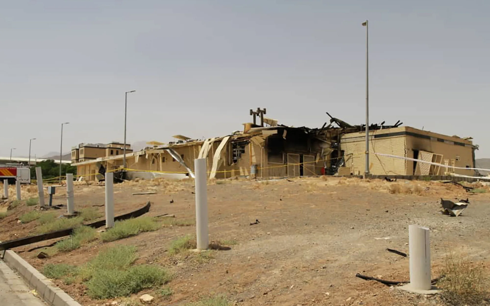 Damage at the Natanz facility, some 200 miles south of Tehran. 