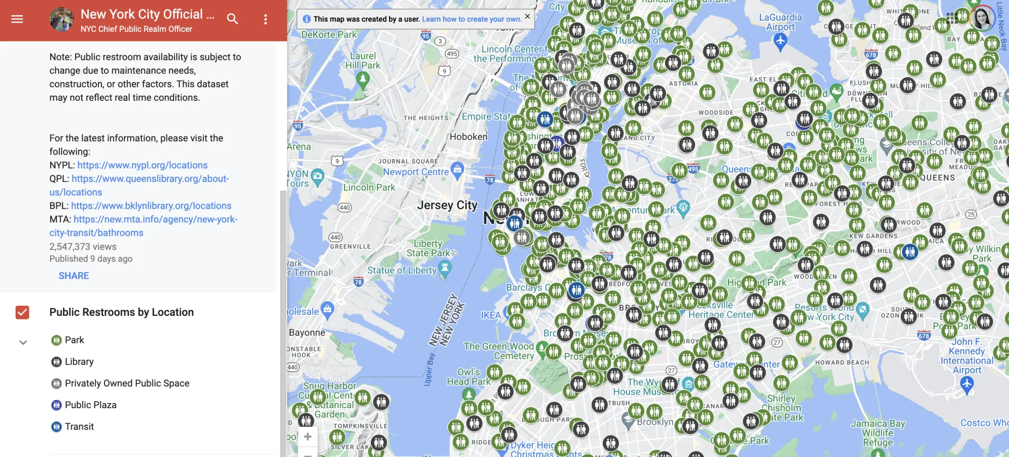 The Quest for a Public Bathroom in New York City - Bloomberg, image size:2000x907