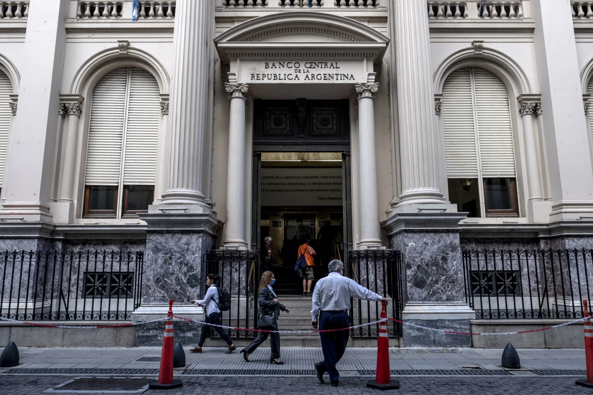 The Central Bank of Argentina in Buenos Aires, Argentina.