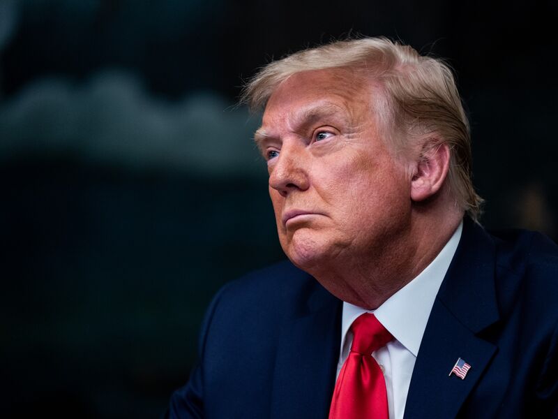 President Trump Holds Thanksgiving Videoconference With Members Of The Military