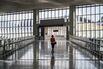 Travelers At Hong Kong International Airport