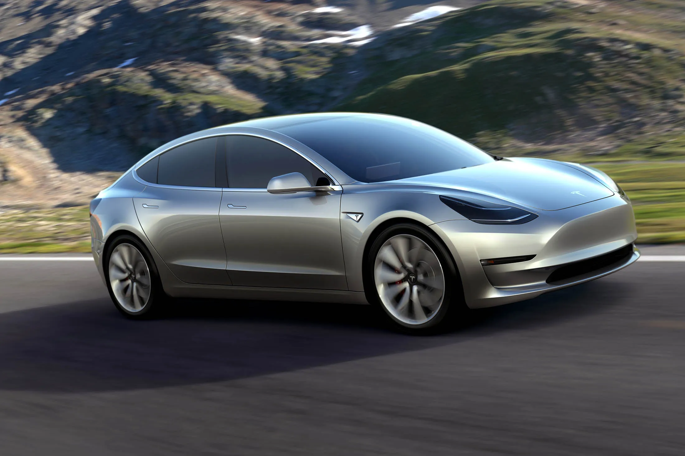 The Tesla Model 3.
