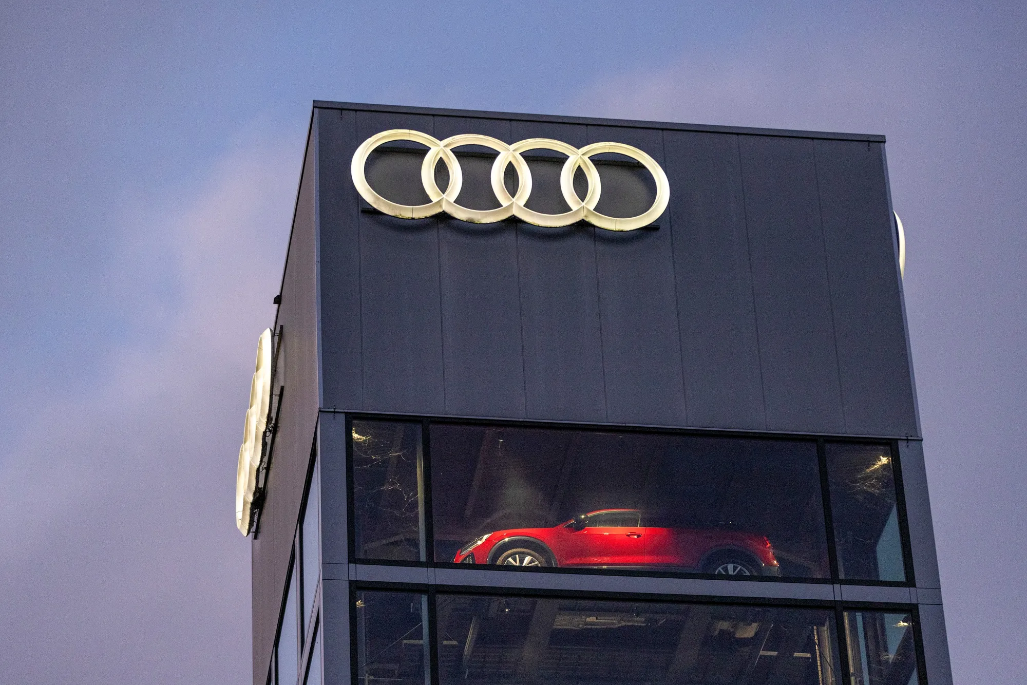 An Audi AG automobile dealership in Berlin.